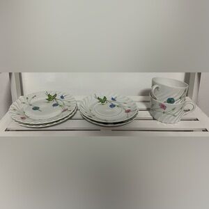 Set Of 2 Vintage Haviland Limoges Demitasse Cups And Plates Bundle Of 6